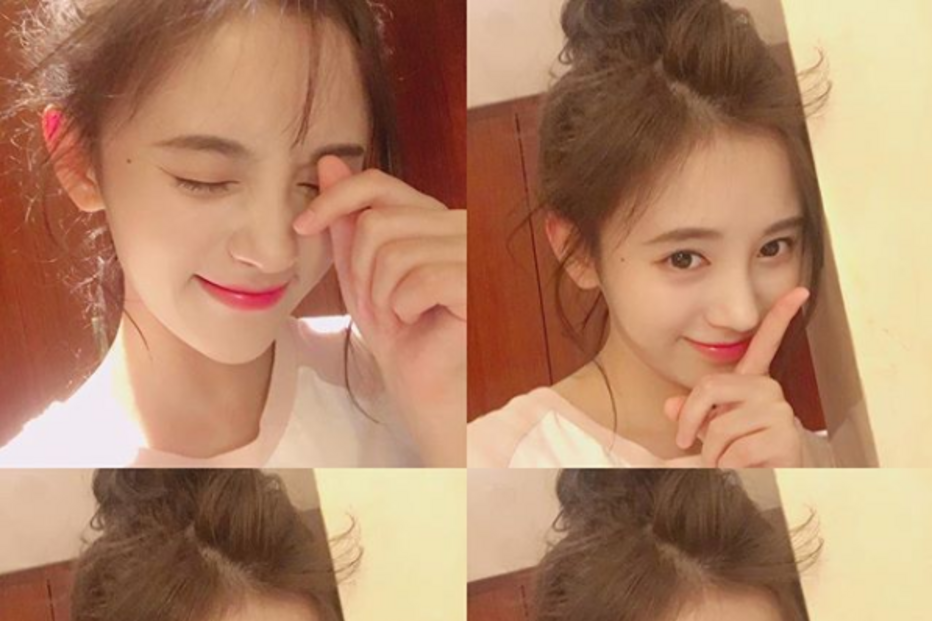 A cantora chinesa Ju Jingyi , de 23 anos, aparece em 8.º lugar da lista das mulheres mais bonitas do mundo