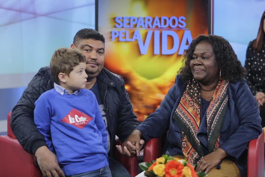 Paulo Infante e um dos filhos com Isabel Amador: a tia do atual autarca de Castelejo, Fundão, não escondeu a emoção