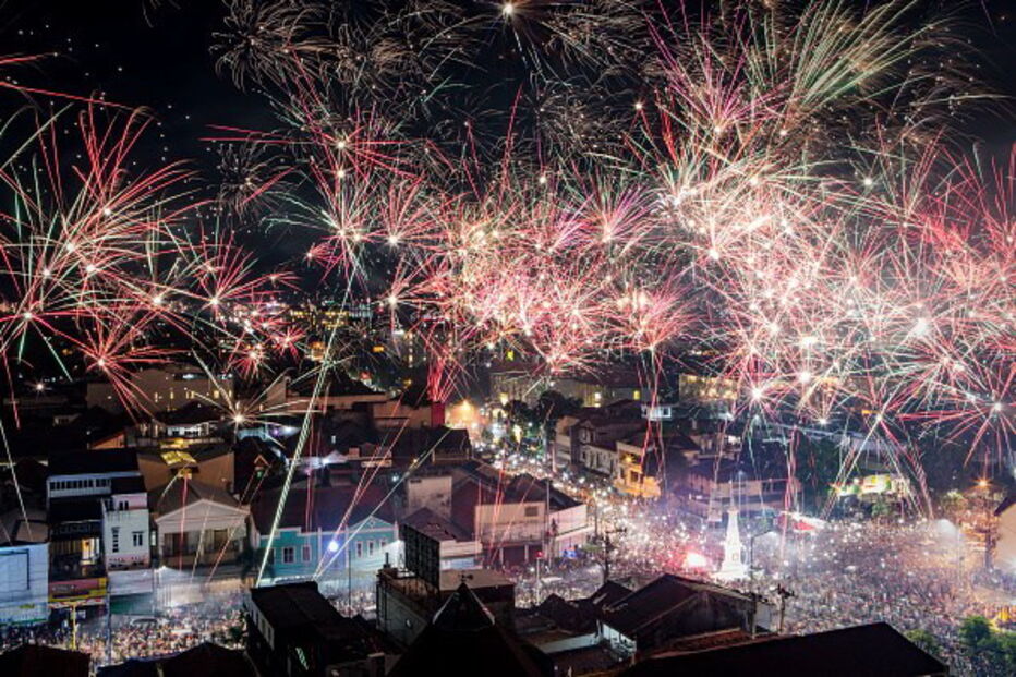 A Indonésia já deu as boas-vindas a 2018