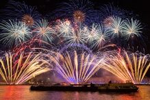 Festa de ano novo em Londres