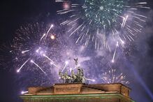 Festa de ano novo em Berlim