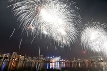 Festa de ano novo em Abidjan