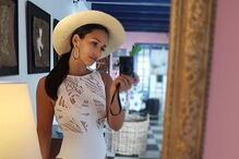 Rita Pereira ousada nas Caraíbas