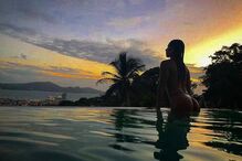 Rita Pereira ousada nas Caraíbas