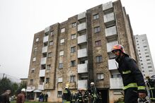 Bloco de apartamentos na rua de S. Bartolomeu ficou sem condições de habitabilidade para todos os moradores