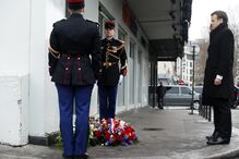 Presidente francês esteve presente nas homenagens às vítimas do atentado no Charlie Hebdo