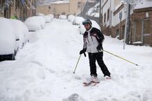 Neve gera caos nas estradas espanholas