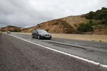 Piso da A22 degradado