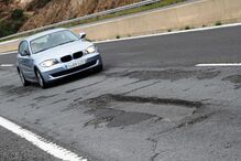 Piso da A22 degradado