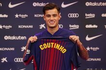 Philippe Coutinho apresentado no Barcelona