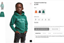 Camisola da H&M com a palavra 