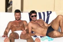 Ricky Martin e o esposo, Jwan Yosef