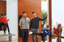 Ricky Martin, o esposo e os gémeos
