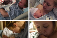 Mãe mostra momentos emocionantes antes de dar bebé para adoção