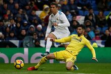 Ronaldo ficou em branco na derrota do Madrid contra o Villareal