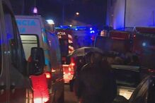 Explosão seguida de incêndio em Tondela