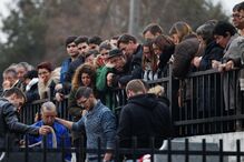 A despedida às vítimas do fogo em Tondela