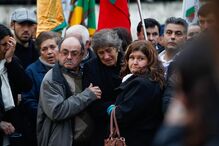 A despedida às vítimas do fogo em Tondela
