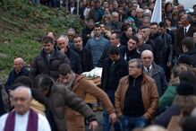 A despedida às vítimas do fogo em Tondela