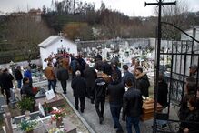 A despedida às vítimas do fogo em Tondela