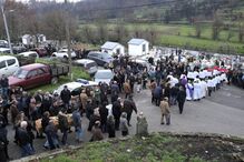 A despedida às vítimas do fogo em Tondela