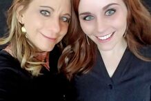 Libby Huffer, doença, tumor, EUA, mãe, filha, familia