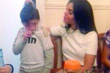 Namorada de Ronaldo solidária com crianças carenciadas