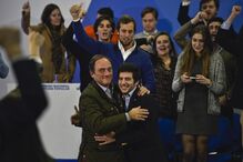 Francisco Rodrigues dos Santos com Paulo Portas