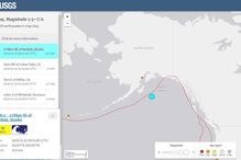 Sismo ao largo do Alasca