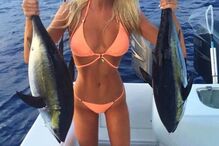 Emily Riemer tem 23 anos e é modelo e pescadora de alta competição