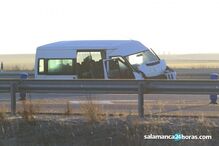 Acidente com carrinha portuguesa faz um morto e sete feridos em Salamanca