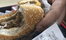 larvas, Burger King, menus, Brasil, Brasília, fast food, hambúrgueres