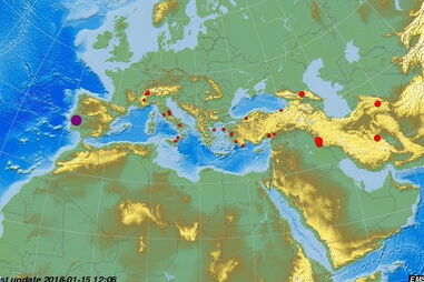 Sismo sentido esta segunda-feira em Lisboa e zona Centro