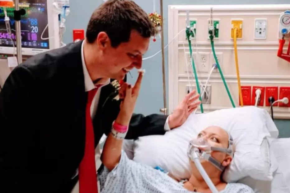 Casa-se no hospital com amor da sua vida horas antes de morrer