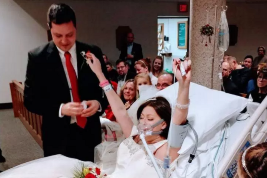 Casa-se no hospital com amor da sua vida horas antes de morrer