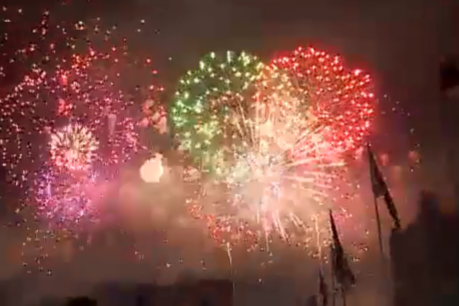 Lisboa entrou em 2018 com fogo-de-artifício