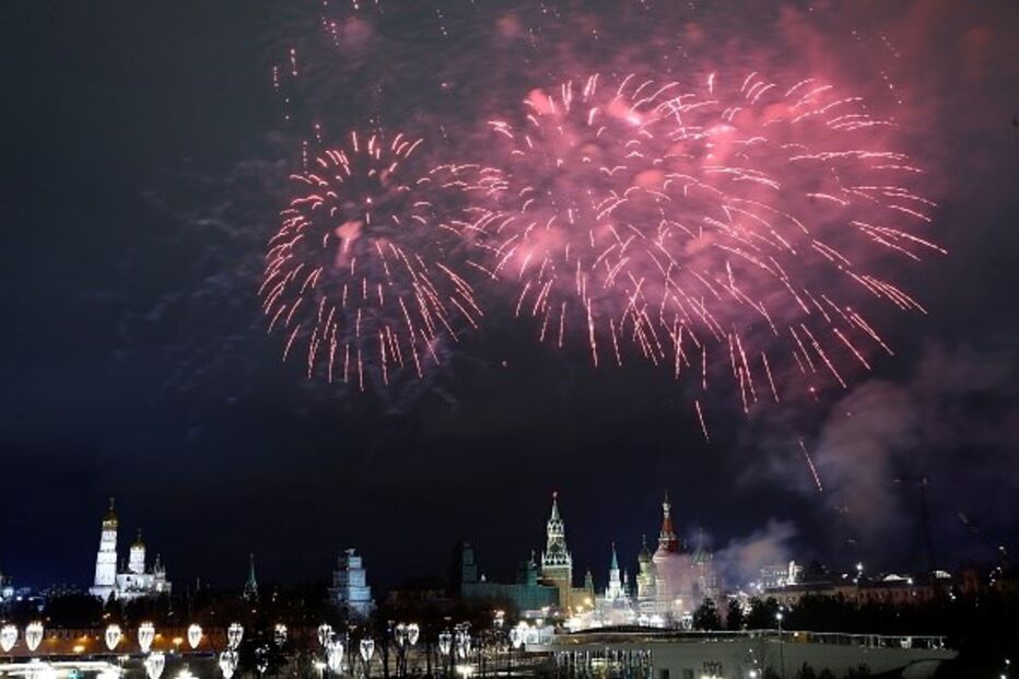 Festa de ano novo em Moscovo