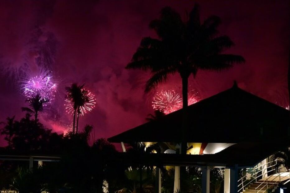 Festa de ano novo em Abidjan