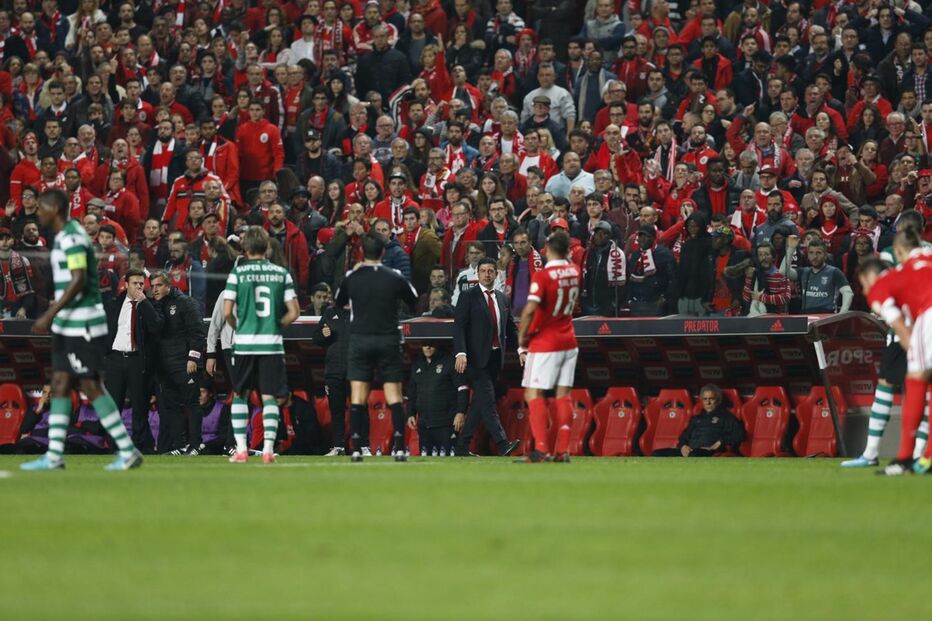 As imagens que marcaram o Benfica-Sporting