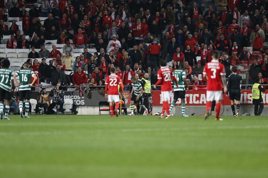 As imagens que marcaram o Benfica-Sporting