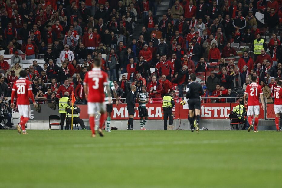 As imagens que marcaram o Benfica-Sporting
