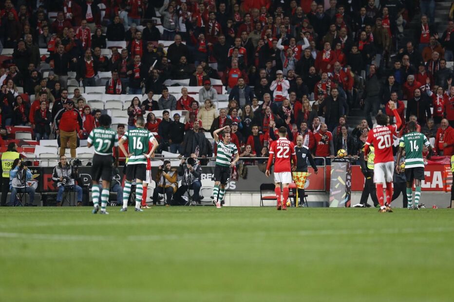 As imagens que marcaram o Benfica-Sporting