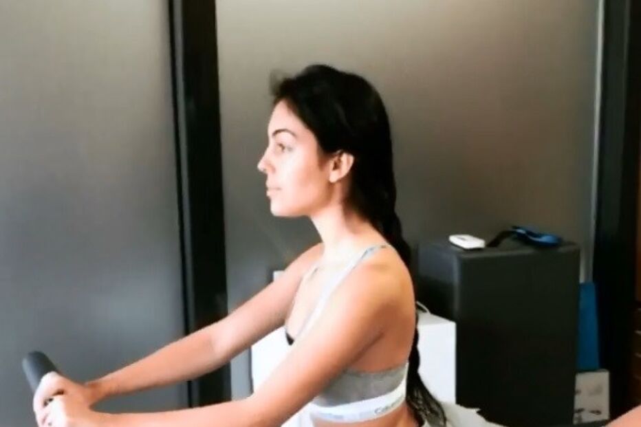 Georgina Rodríguez mostra treino de glúteos