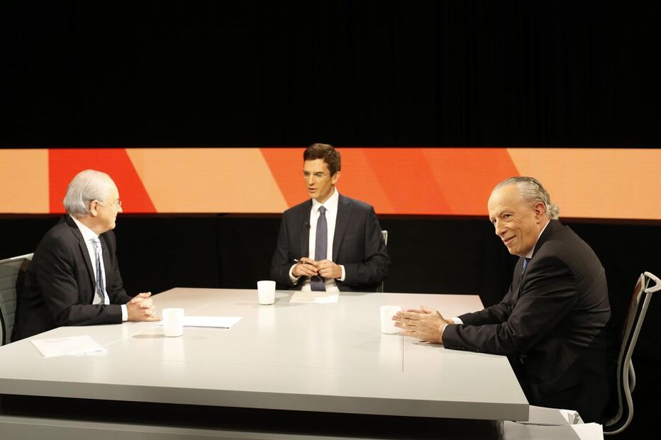Debate entre Santana Lopes e Rui Rio