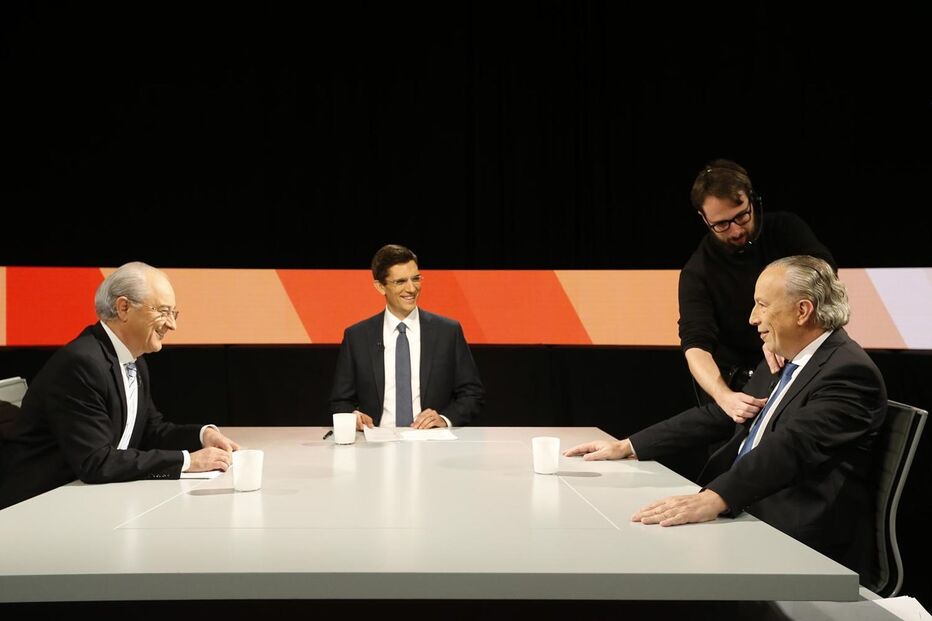 Debate entre Santana Lopes e Rui Rio