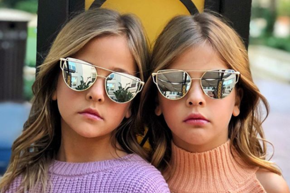 Gémeas fazem sucesso nas redes sociais