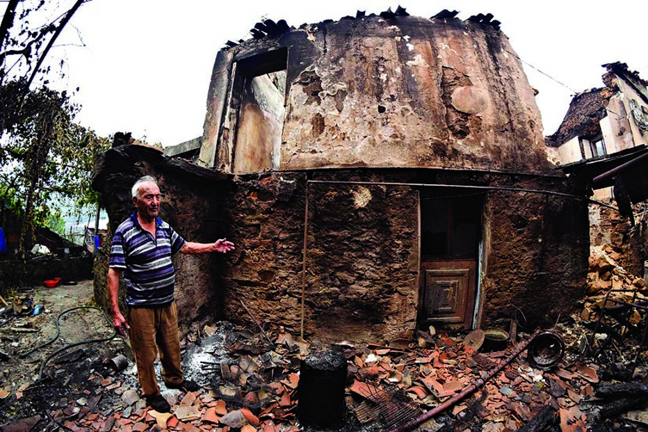 Fogos deixaram rasto de destruição 