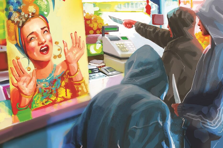 Atacam nove bombas com armas e violência