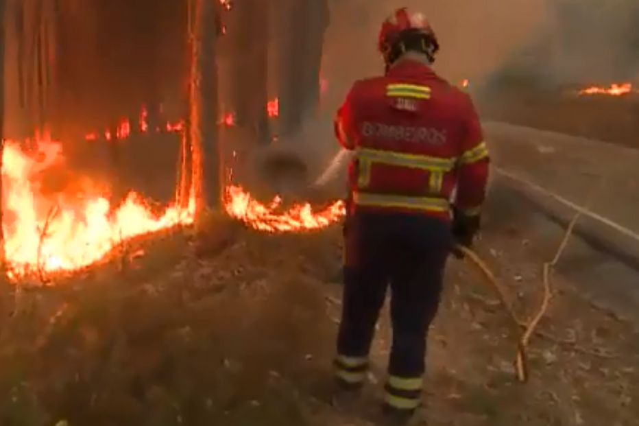 Fogo, bombeiros, costas