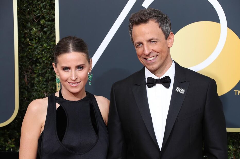 Alexi Ashe e Seth Meyers